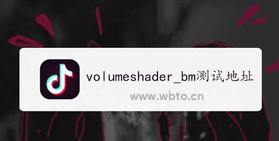 volumeshader_bm测试地址